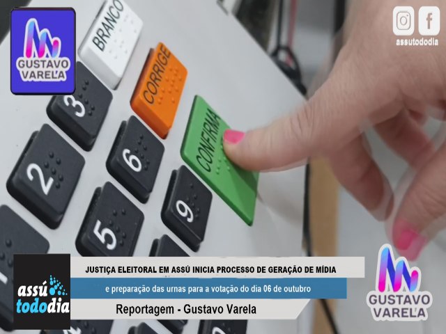 Justia Eleitoral em Ass inicia processo de gerao de mdia e preparao das urnas para a votao do dia 06 de outubro