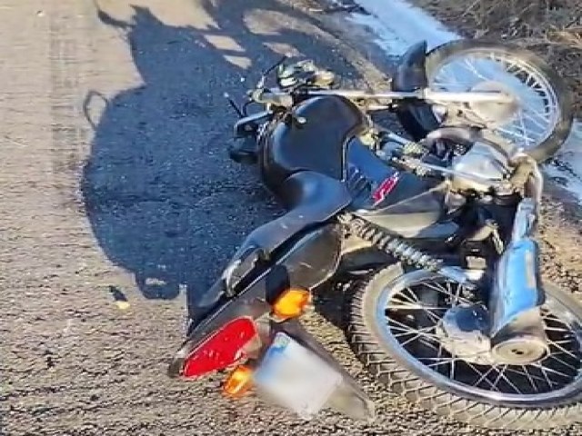 Angicos: Queda de moto deixa uma pessoa morta e outra ferida na BR 304