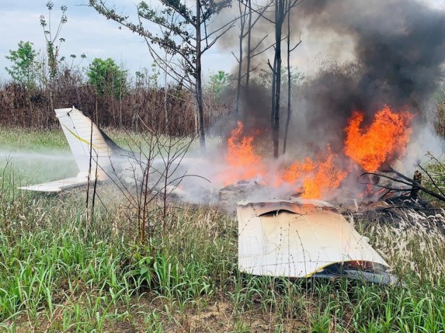 PF apreende aeronave clandestina com cocana no Amazonas