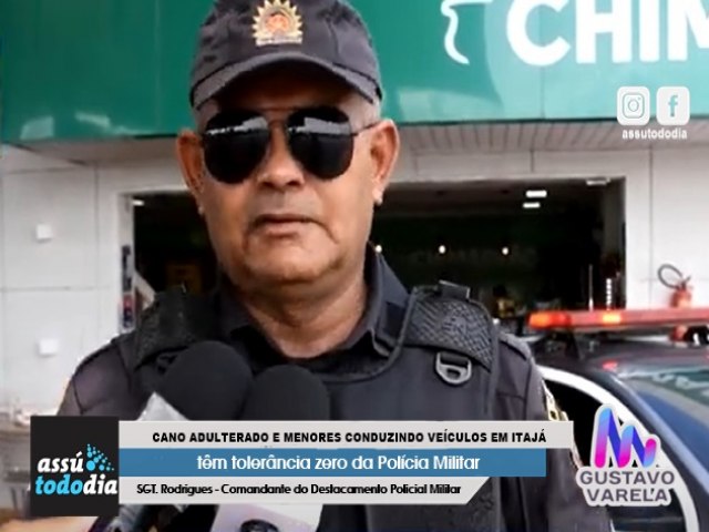 Cano adulterado e menores conduzindo veculos em Itaj tm tolerncia zero da Polcia Militar