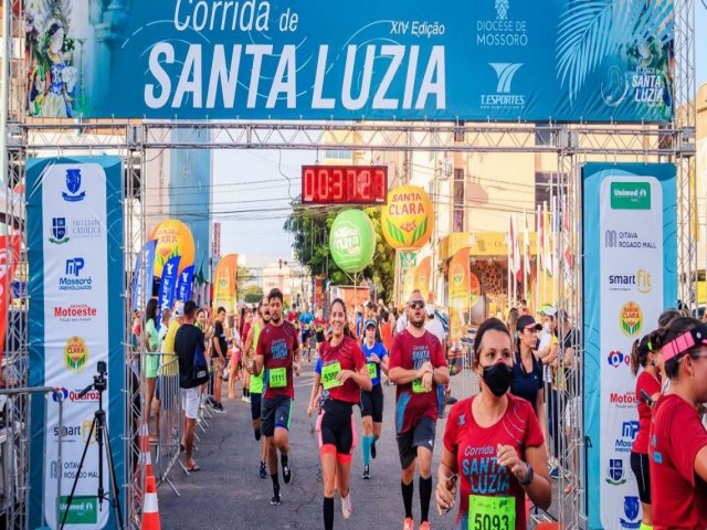 Esto abertas as inscries para a Corrida Santa Luzia 2024