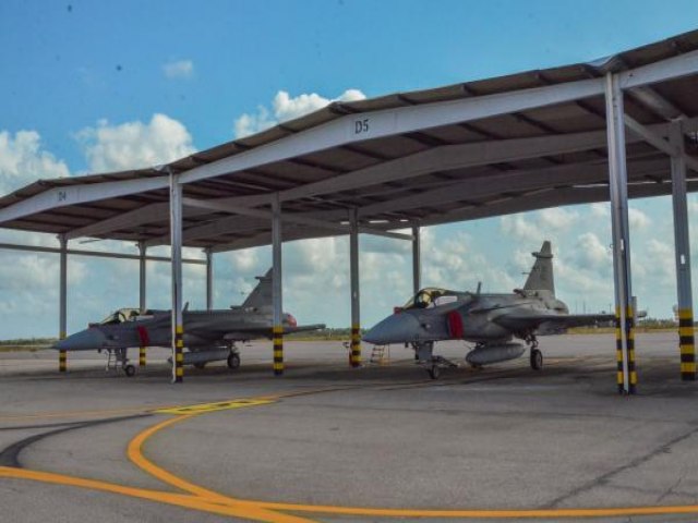 Exerccio Comao Flight 2024  realizado na Base Area de Natal