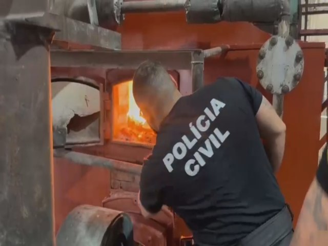 Polcia Civil incinera 85kg de drogas apreendidas ao longo do ano