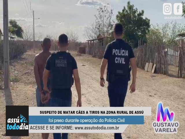 Suspeito de matar ces a tiros na zona rural de Ass foi preso em operao da Polcia Civil