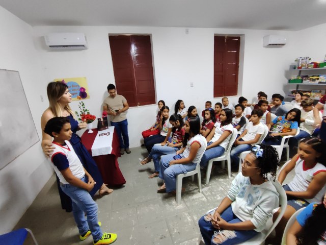 Alunos do IMPI recebem instrues sobre projeto Escola Segura