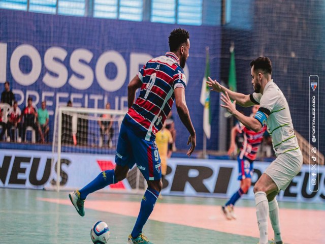 Fortaleza empata em 3 a 3 com o Apodi/RN na ida da Final do Brasileiro de Futsal