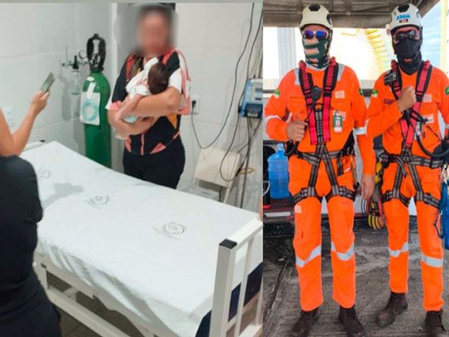 Bombeiros Civis salvam beb� de 1 m�s ap�s engasgo em comunidade rural de Carnaubais
