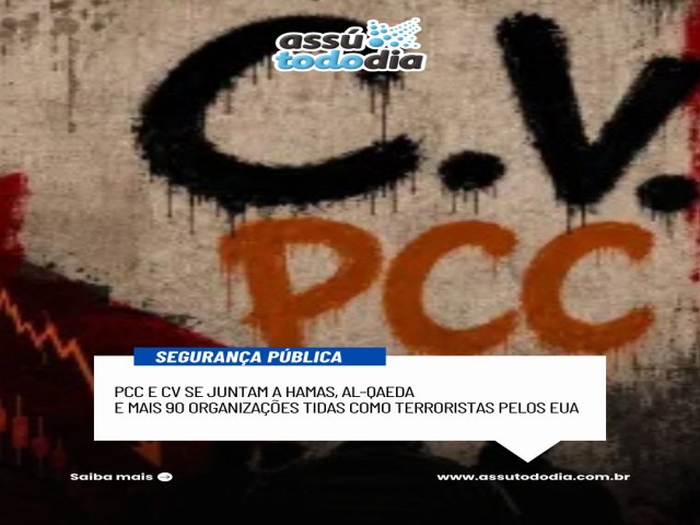 PCC e CV se juntam a Hamas, Al-Qaeda e mais 90 organiza��es tidas como terroristas pelos EUA