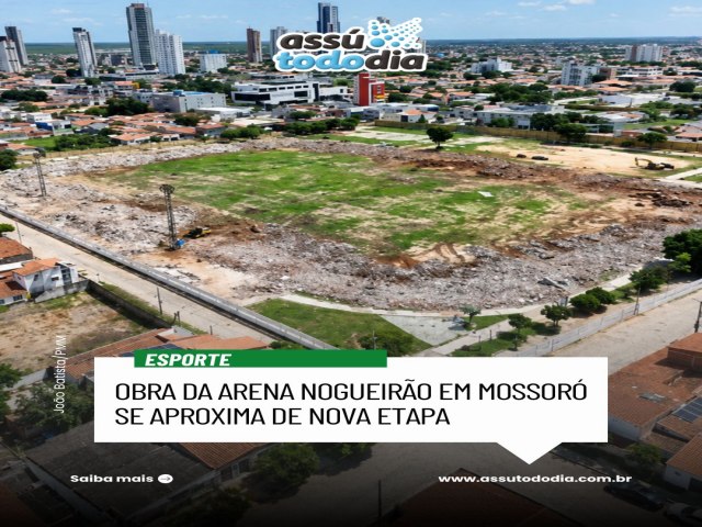 Obra da Arena Nogueir�o se aproxima de nova etapa