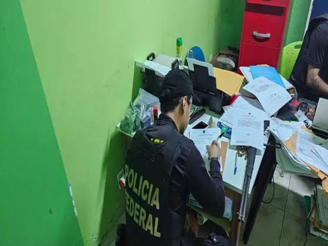 PF prende uma pessoa em operao que investiga falsificao de documentos fundirios em Rio Maria