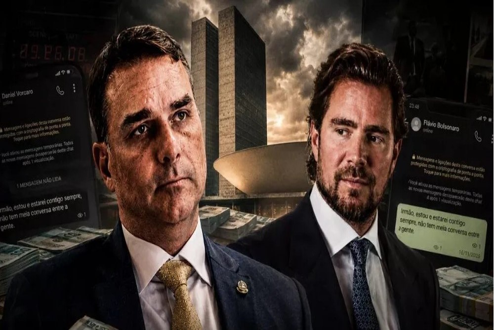Flávio Bolsonaro pediu dinheiro a Vorcaro para filme sobre o pai; banqueiro chegou a pagar R$ 61 milhões para a produção, diz site Flávio Bolsonaro pediu dinheiro a Vorcaro para filme sobre o pai; banqueiro chegou a pagar R$ 61 milhões para a produção, diz site