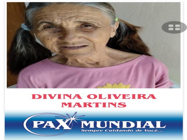 Morreu aos 79 Anos de idade  a Senhora  Divina Oliveira  em Itapuranga - Evanglica 