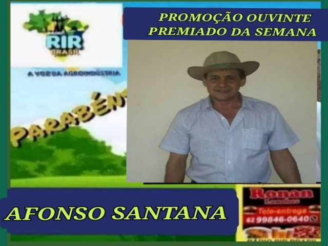 GANHADOR DA PROMOO RONAN LANCHE