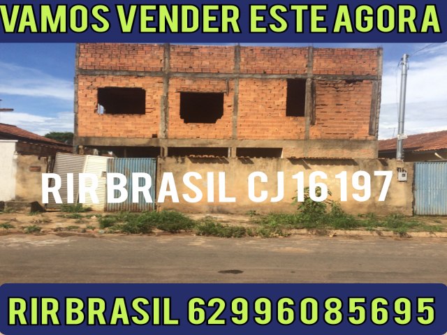 VENDEMOS  ESTE IMVEL NA RUA  4 QD 21 LT 11 VILA BARRINHA  EM ITAPURANGA 