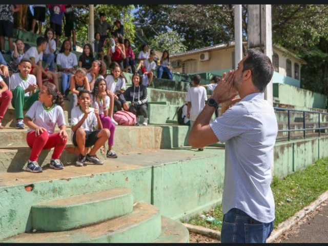 Pellozo investe em educao e esporte em Senador Canedo