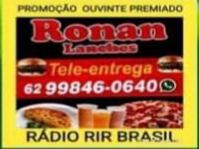 PROMOO OUVINTE PREMIADO DA SEMANA EM PARCERIA RDIO RIR BRASIL E RONAN LANCHE  DE ITAPURANGA 