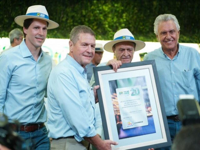 Caiado refora os compromissos com o agro na Agrishow