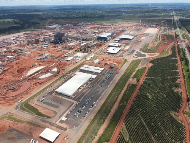  OBRAS DO PROJETO CERRADO EM RIBAS DO RIO PARDO-MS VAI ATINGIR PICO DE 10 MIL TRABALHADORES AGORA EM ABRIL