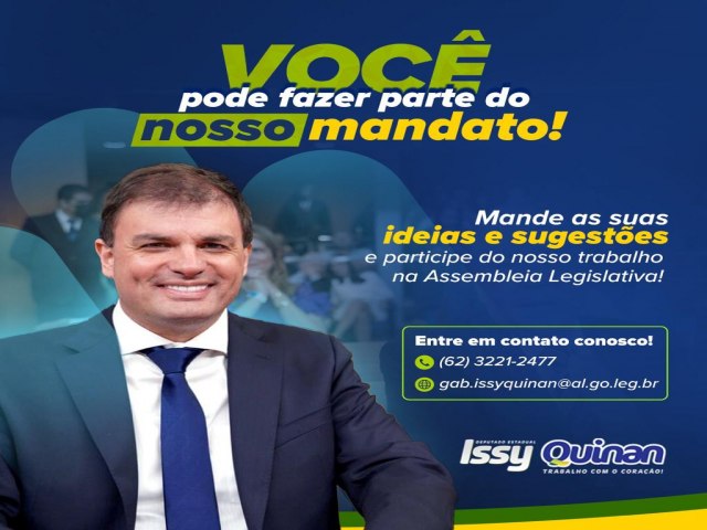 DEPUTADO ESTADUAL ISSY QUINAN INOVANDO NA FORMA DE ATENDIMENTO EM SEU GABINETE BUSCANDO A PARTICIPACAO DO POVO COM IDEIAS.SUGESTOES E PROJETOS 