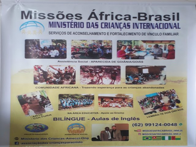 MISSAO BRASIL AFRICA  MINISTERIO DAS CRIANCAS INTERNACIONAL 