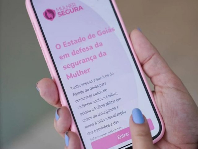 Gois ter aplicativo para atender rapidamente mulheres vtimas de violncia domstica