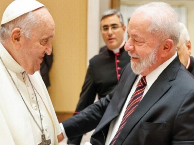 Lula e Papa Francisco: conversam sobre a paz no mundo