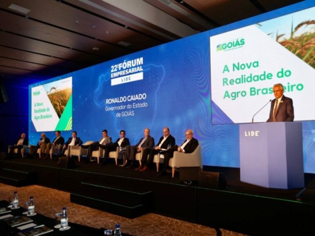 Caiado reage s imposies da Europa e defende o agronegcio goiano