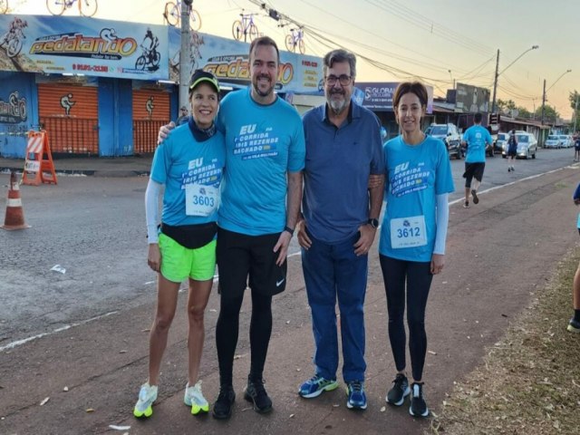 Mendanha e Ana Paula se encontram em corrida em homenagem a Iris Rezende