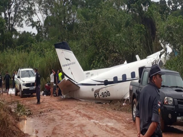 Pelo menos cinco vtimas de Gois morreram em avio que caiu no Amazonas