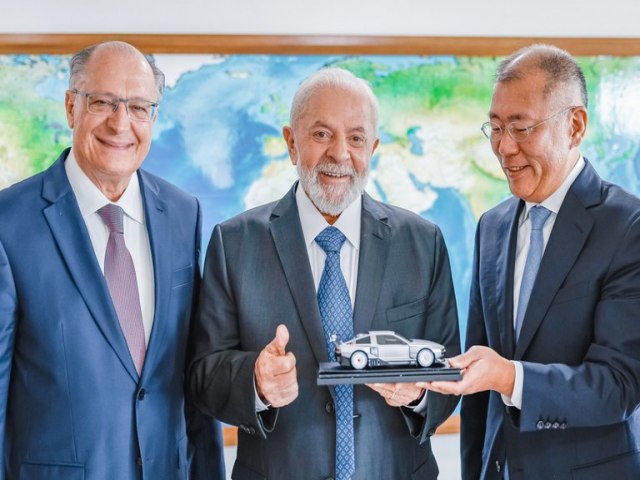 Presidente do grupo Hyundai se rene com Lula e Alckmin e anuncia investimentos de US$ 1,1 bilho no Brasil at 2032