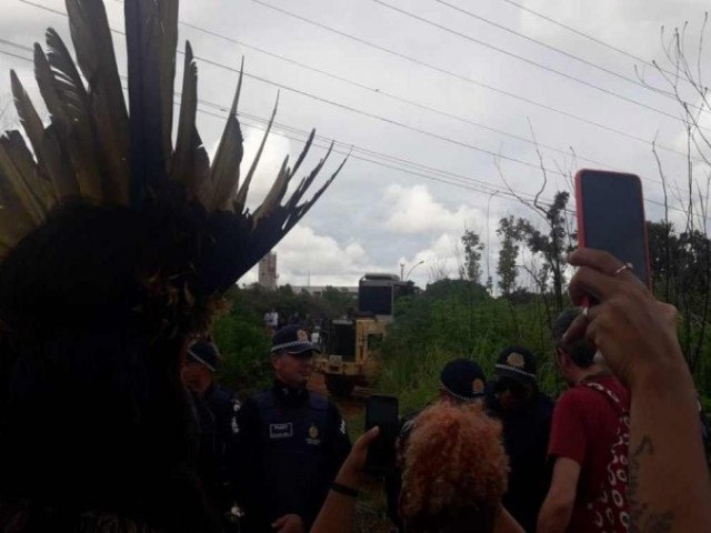 Operao do GDF em ocupao indgena no Parano  paralisada