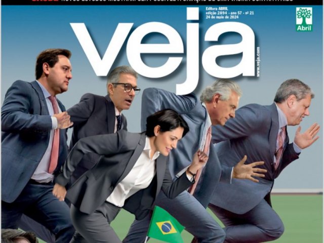 Caiado aparece  frente de Michelle, Zema e Ratinho em capa da Veja