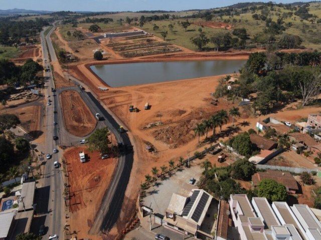 Construo de acesso a Itauu na GO-070 est 90% concluda