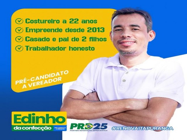 Edinho Costureiro: Um Pr-Candidato a Vereador Comprometido com Itapuranga