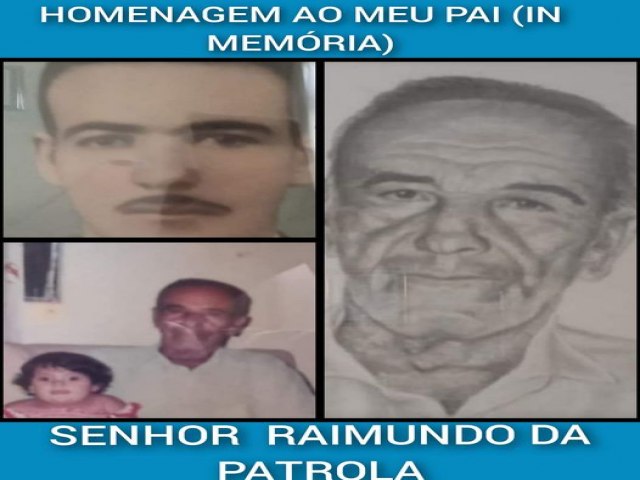 Homenagem ao Senhor Raimundo Barbosa de Castro no Dia dos Pais