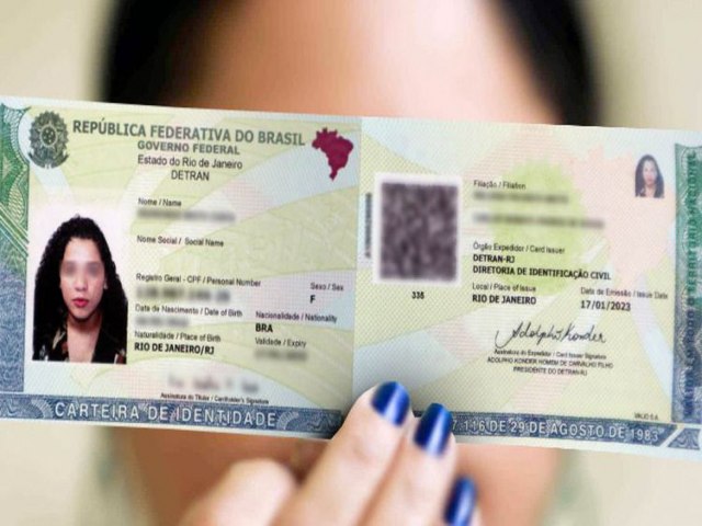 Campos sexo e nome social em carteira de identidade devem ter mudanas