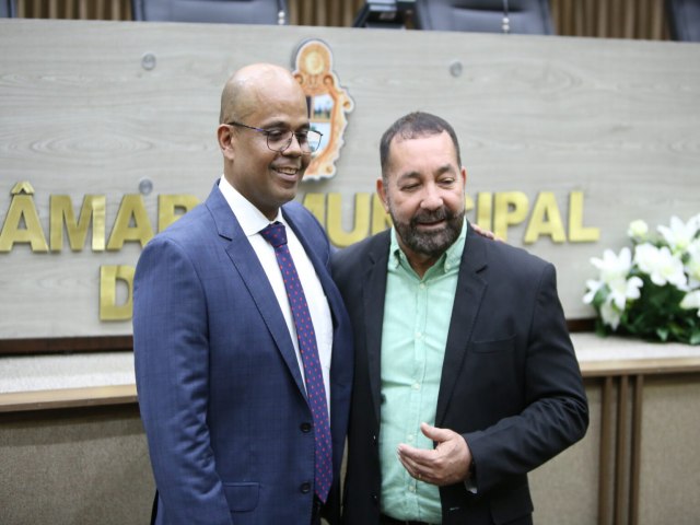 Gilmar Nascimento celebra outorga da Medalha de Ouro Cidade de Manaus a Walfran Torres