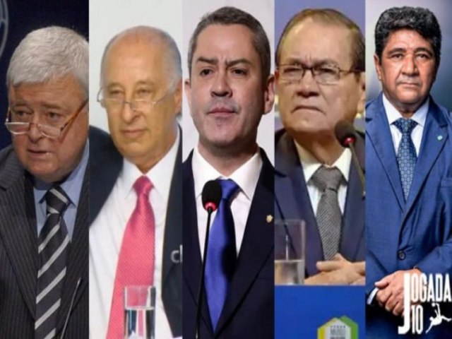 Perguntas e respostas: por qual motivo tiraram o presidente da CBF? Ricardo Teixeira, Marco Polo del Nero, Rogrio Caboclo, Coronel Nunes e Ednaldo Rodrigues, os ltimos presidentes da CBF