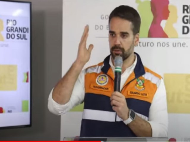 Eduardo Leite: Volume grande de doaes pode impactar o comrcio do RS