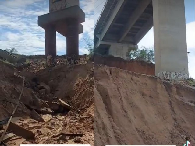 Sedurb informa que no h risco em colunas expostas da Ponte Rio Negro