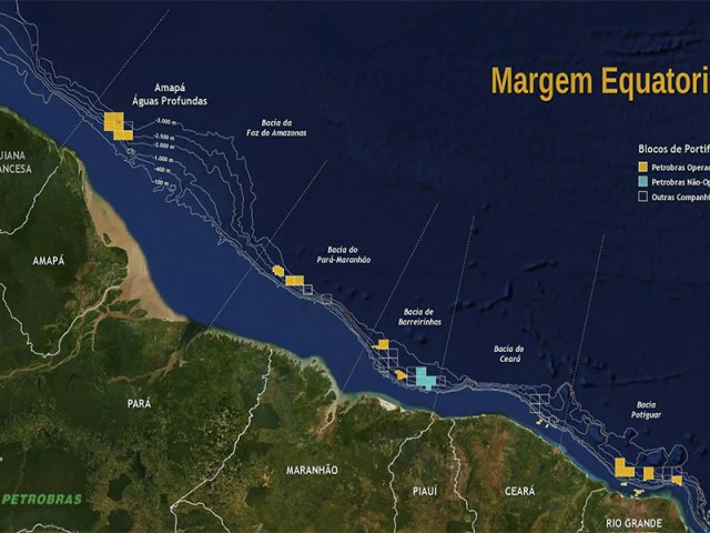 Petrobras pretende perfurar 15 poos na Margem Equatorial at 2029