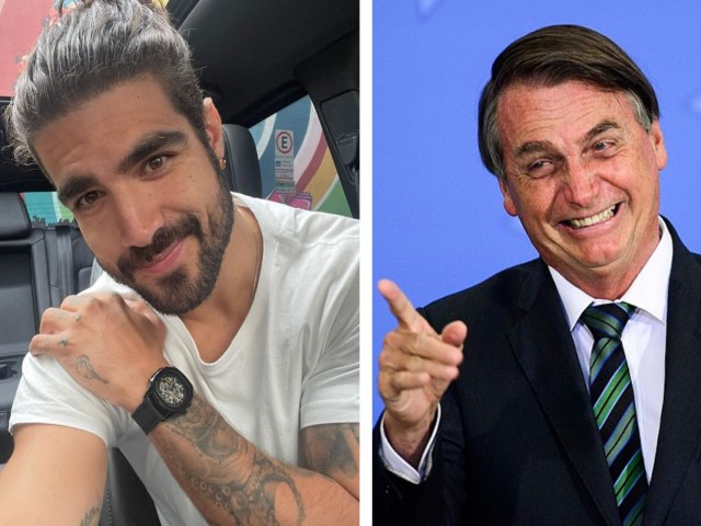 Caio Castro oferece jantar a Bolsonaro na Flrida