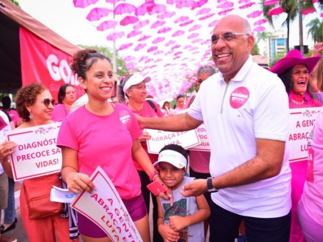 Rogrio Cruz destaca trabalho que zerou fila de mamografia no  Goinia Sempre Rosa