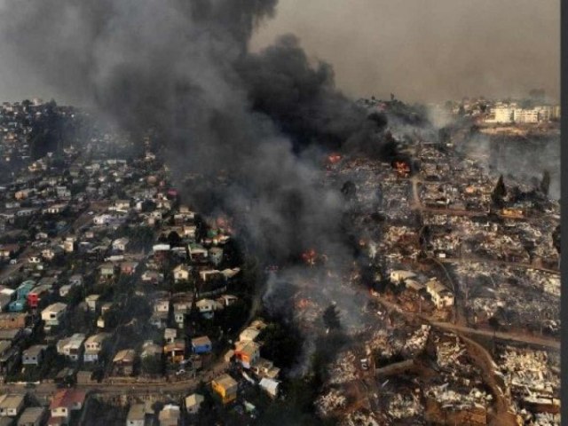 Presidente do Chile confirma 46 mortos em incndios florestais no pas