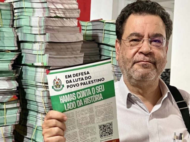 PCO distribuir 100 mil panfletos em defesa do grupo terrorista Hamas