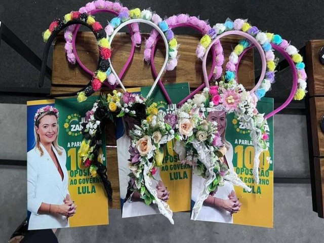 Bolsonaro Store: Tiaras de deputada so vendidas por R$ 100 em evento conservador