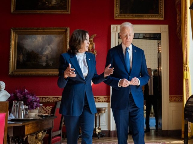 Biden endossa Kamala Harris como candidata democrata  Presidncia; saiba quem 