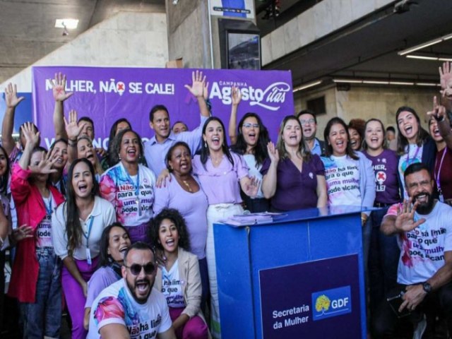 Evento na Rodoviria celebra os 18 anos da Lei Maria da Penha