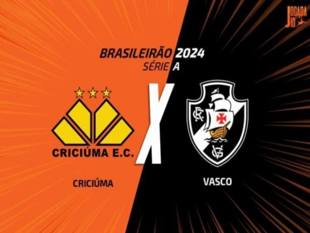 Cricima x Vasco: onde assistir, escalaes e arbitragem