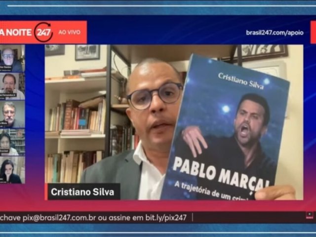 Vdeo: Cristiano Silva lana livro sobre crimes cometidos por Pablo Maral